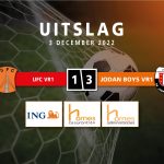 Veerkrachtig Jodan Boys vr1 wint topper van IJFC VR1