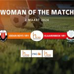 Daniëlle Hornes: Woman of the Match bij Jodan Boys VR1 – SC Klarenbeek VR1