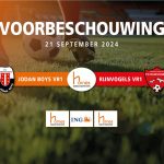 Jodan Boys VR1 opent in Topklasse tegen Rijnvogels VR1